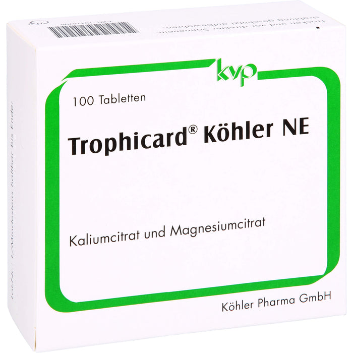 Trophicard Köhler NE Tabletten, 100 pcs. Tablets