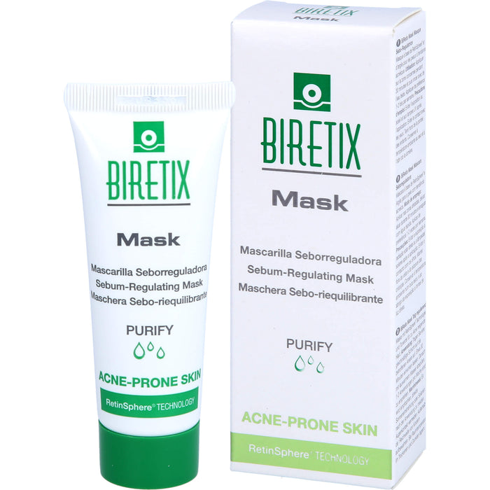 BiRetix Mask talgregulierende Maske Akne-Gel, 25 ml Gesichtsmaske