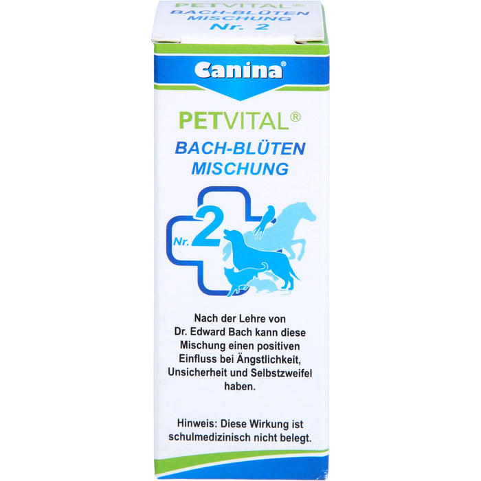 PETVITAL Bach-Blüten Mischung Nr. 2 Globuli, 10 g Globules