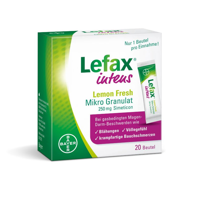 Lefax intens Lemon Fresh Mikro Granulat, 20 St. Beutel