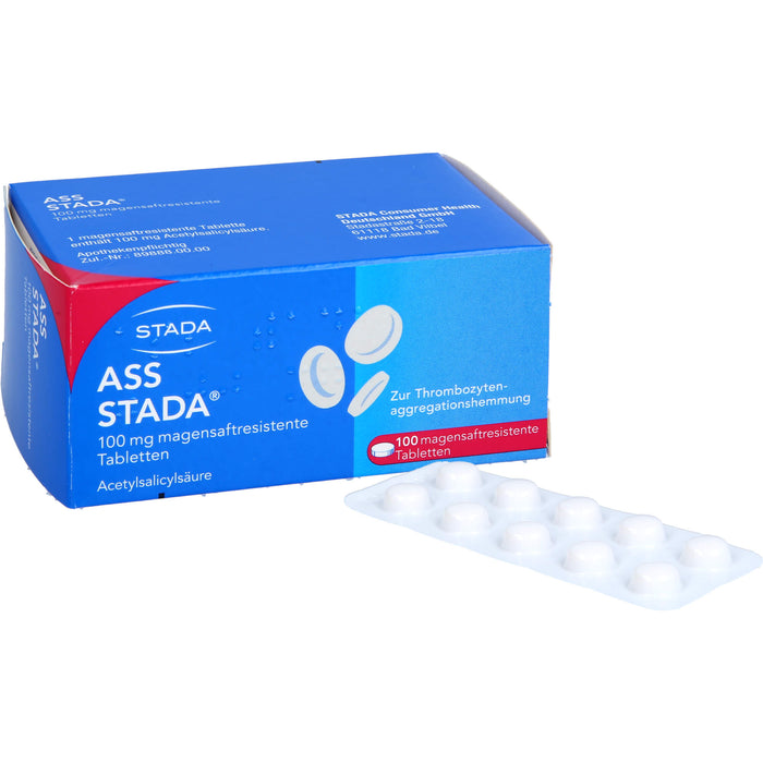 ASS Stada 100 mg Tabletten, 100 St. Tabletten