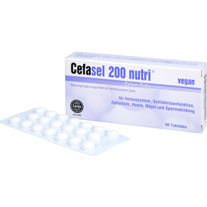 Cefasel 200 nutri Selen-Tabs Tabletten, 60 St. Tabletten