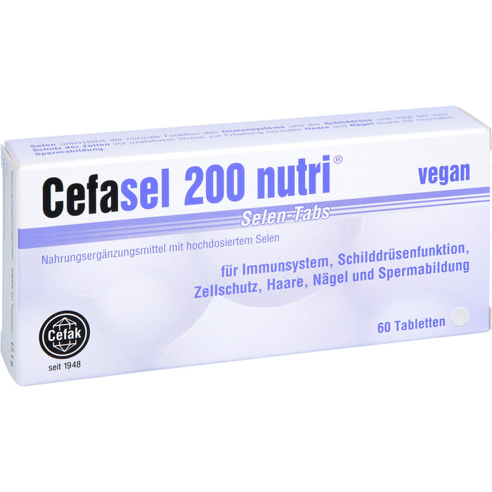 Cefasel 200 nutri Selen-Tabs Tabletten, 60 St. Tabletten