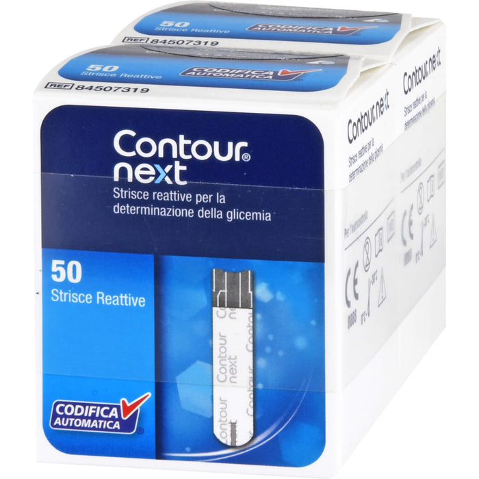 Contour next Sensoren für die Blutzuckerbestimmung Reimport Kohlpharma, 100 St. Teststreifen