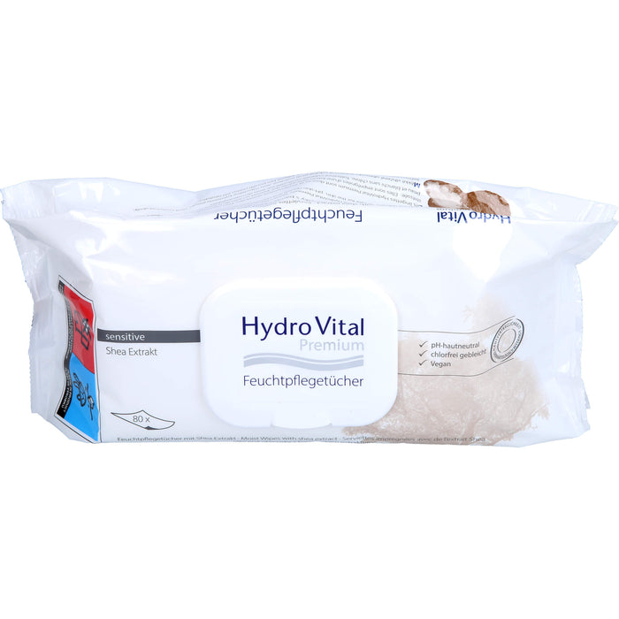 Hydro Vital Premium Feuchtpflegetücher, 80 pcs. Cloths