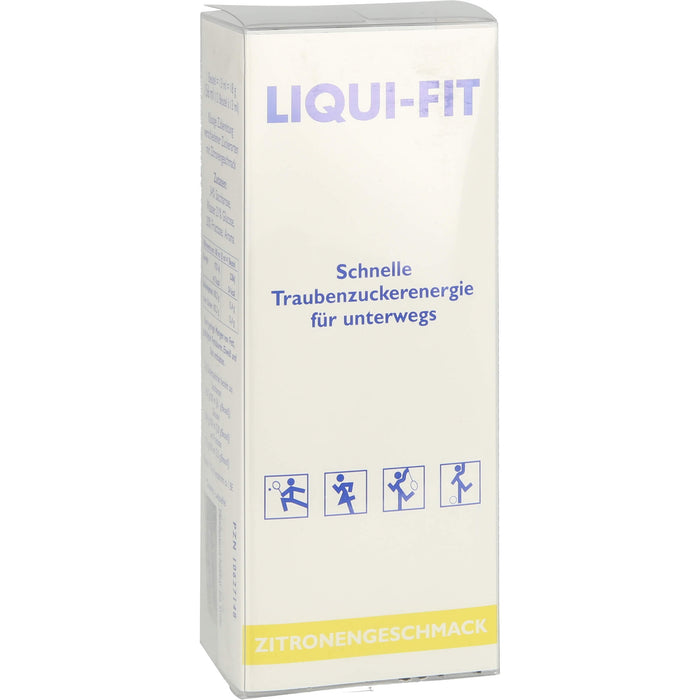 LIQUI-FIT Traubenzuckerenergie Beutel Zitronengeschmack, 12 pcs. Sachets