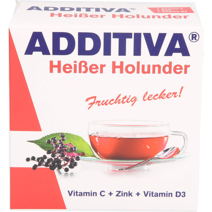 ADDITIVA Heißer Holunder Sachets, 10 St. Beutel