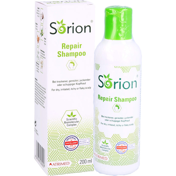 Sorion Shampoo für trockene empfindliche Kopfhaut, 200 ml Shampoo