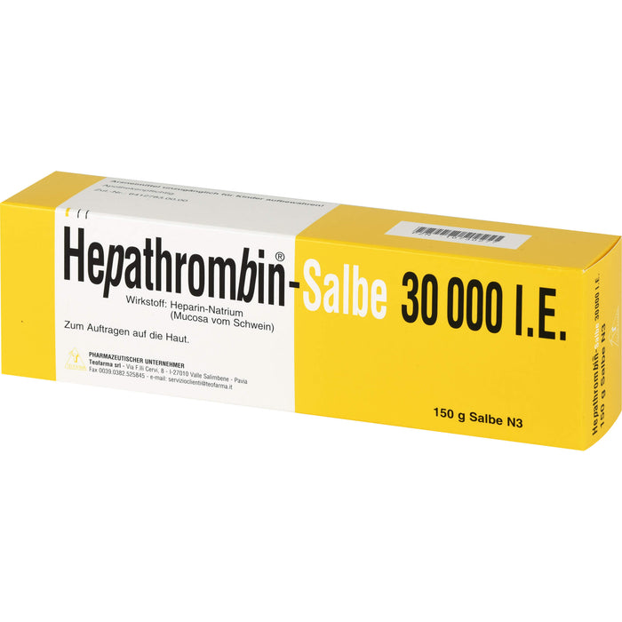 Hepathrombin-Salbe 30000 I.E., 150 g Ointment