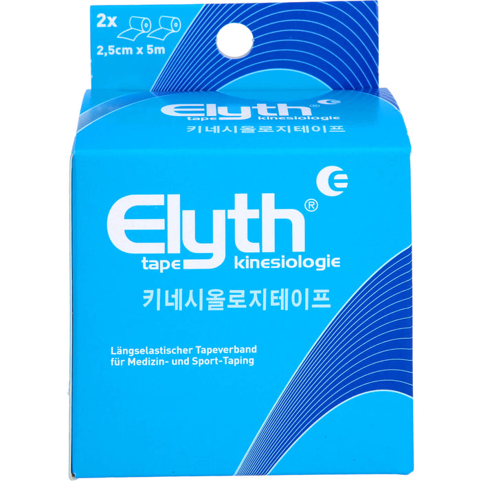 KINESIOLOGIE TAPE ELYTH 2,5cmx5m B, 2 St BAN