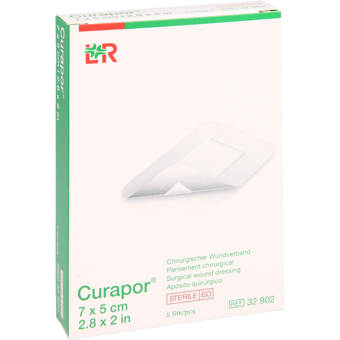 Curapor Wundverband steril 5x7cm, 5 St PFL