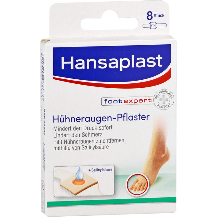 Hansaplast Hühneraugen-Pflaster mindert den Druck sofort, 8 pcs. Patch