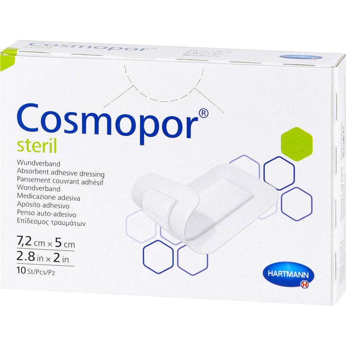 COSMOPOR steril 5x7,2cm, 10 St. Pflaster