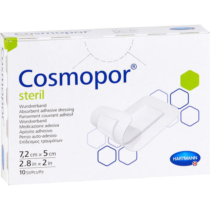 COSMOPOR steril 5x7,2cm, 10 pc Pansement