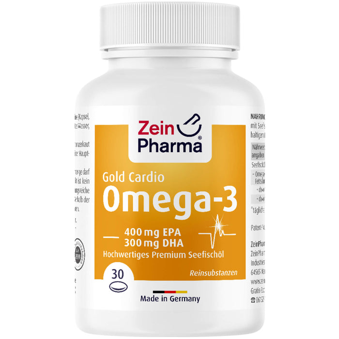 Omega-3 Gold Herz EPA 400 mg/DHA 300 mg, 30 St WKA