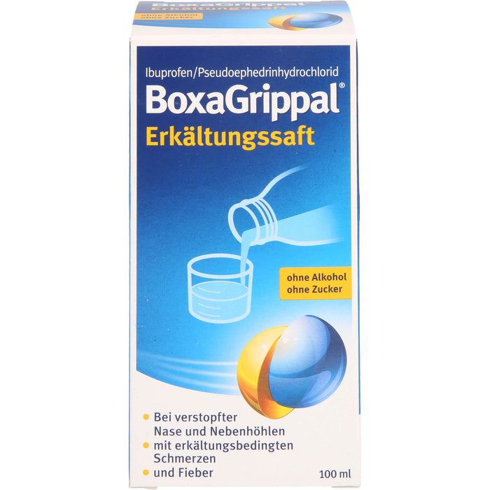 BoxaGrippal Erkältungssaft, 100 ml Lösung