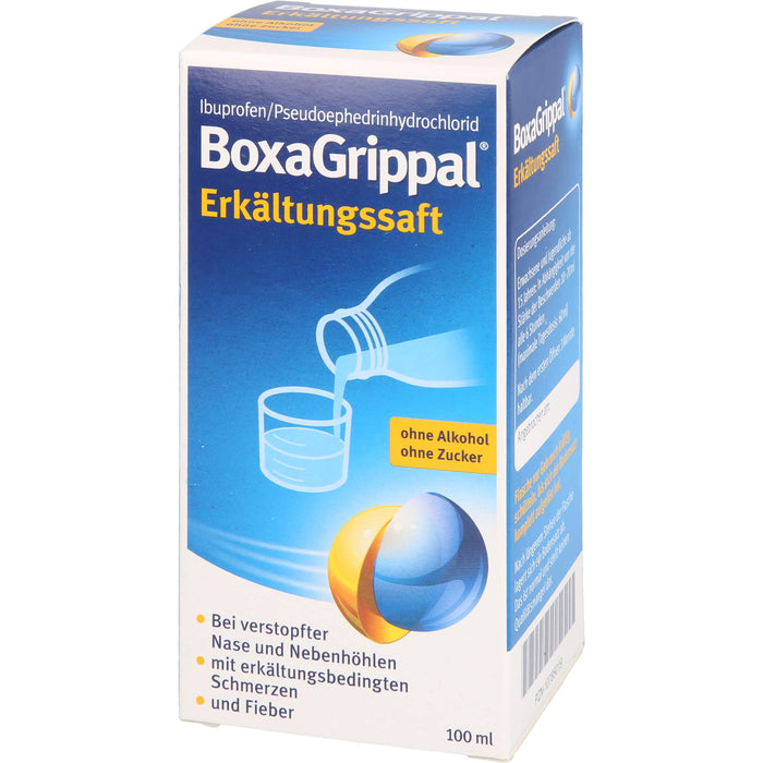 BoxaGrippal Erkältungssaft, 100 ml Solution