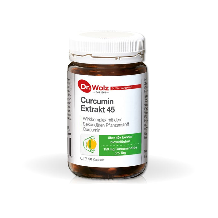 Dr. Wolz Curcumin Extrakt 45 Kapseln, 90 St. Kapseln