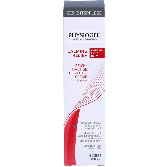 PHYSIOGEL Calming Relief reichhaltige Gesichtscreme, 40 ml Crème