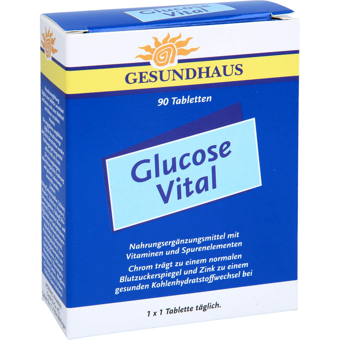 GESUNDHAUS Glucose Vital Tabletten, 90 St. Tabletten