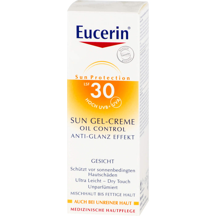 Eucerin Oil Control Face Sun Gel-Creme LSF 30, 50 ml Creme