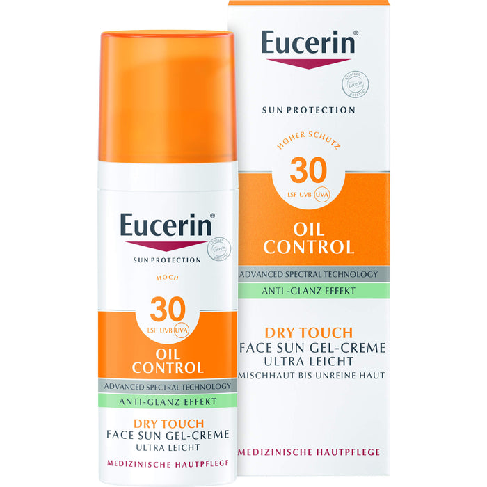 Eucerin Oil Control Face Sun Gel-Creme LSF 30, 50 ml Cream