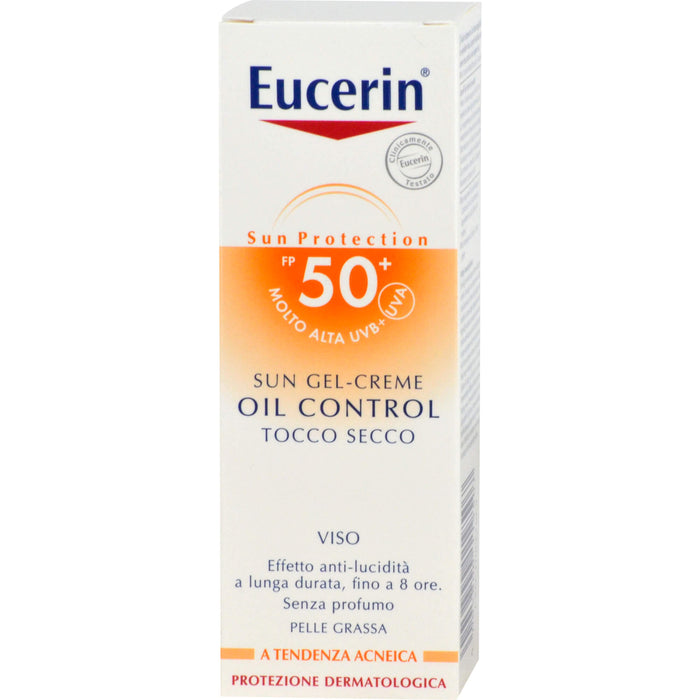 Eucerin Oil Control Face Sun Gel-Creme LSF 50+, 50 ml Cream