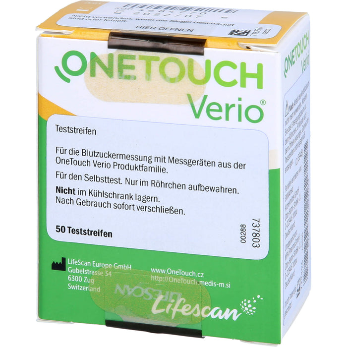 One Touch Verio Emra Teststreifen, 50 St TTR