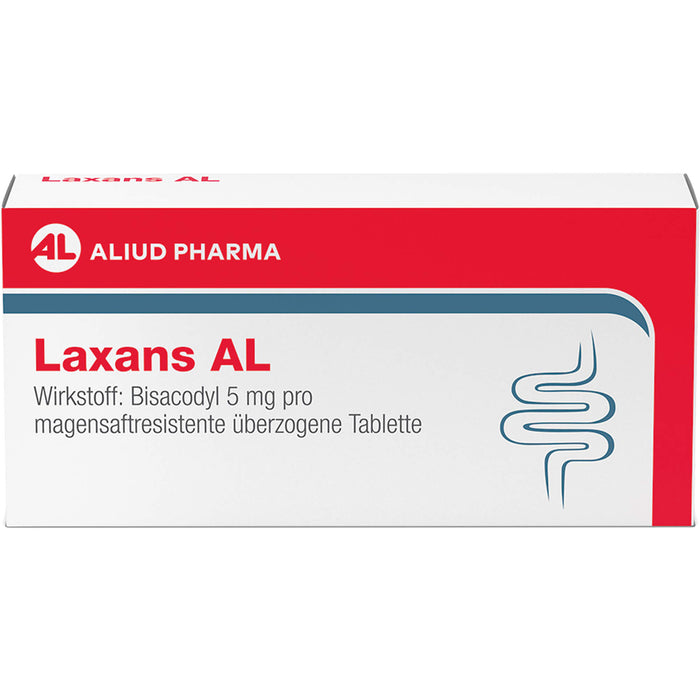 Laxans AL überzogene Tabletten bei Verstopfung, 30 pcs. Tablets