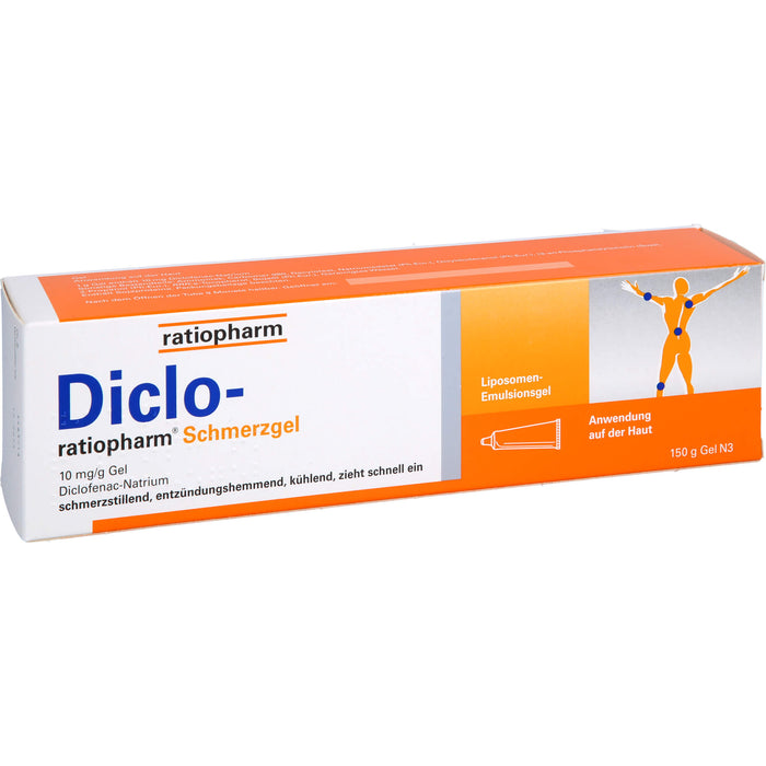 Diclo-ratiopharm Schmerzgel, 150 g Gel