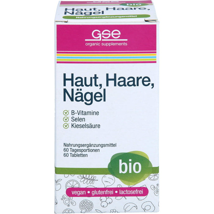 GSE phyto vitamins Haut, Haare, Nägel Komplex Tabletten, 60 pcs. Tablets