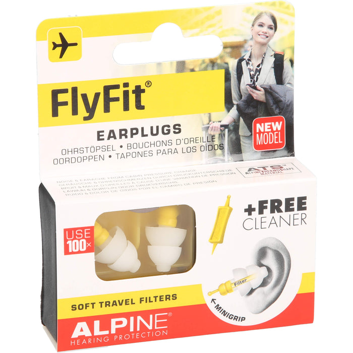 Alpine FlyFit Ohrstöpsel, 2 pc Bouchons d'oreilles