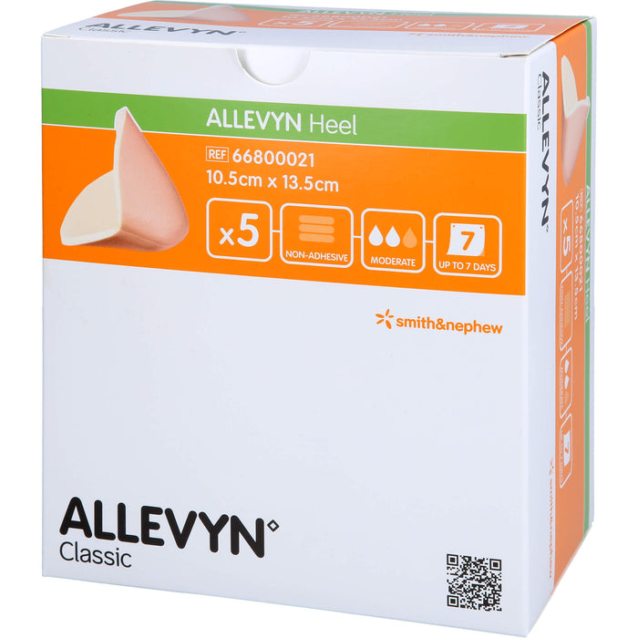 Allevyn Heel Schaumstoff Fersenverband, 5 pc Compresses