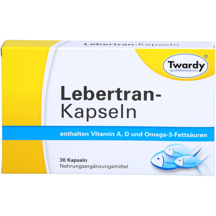 Twardy Lebertran-Kapseln, 30 St. Kapseln