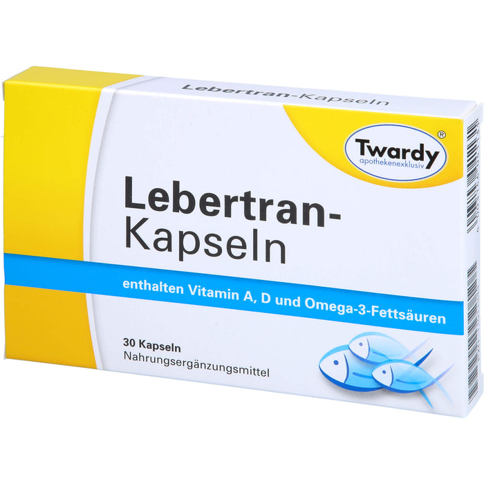 Twardy Lebertran-Kapseln, 30 St. Kapseln