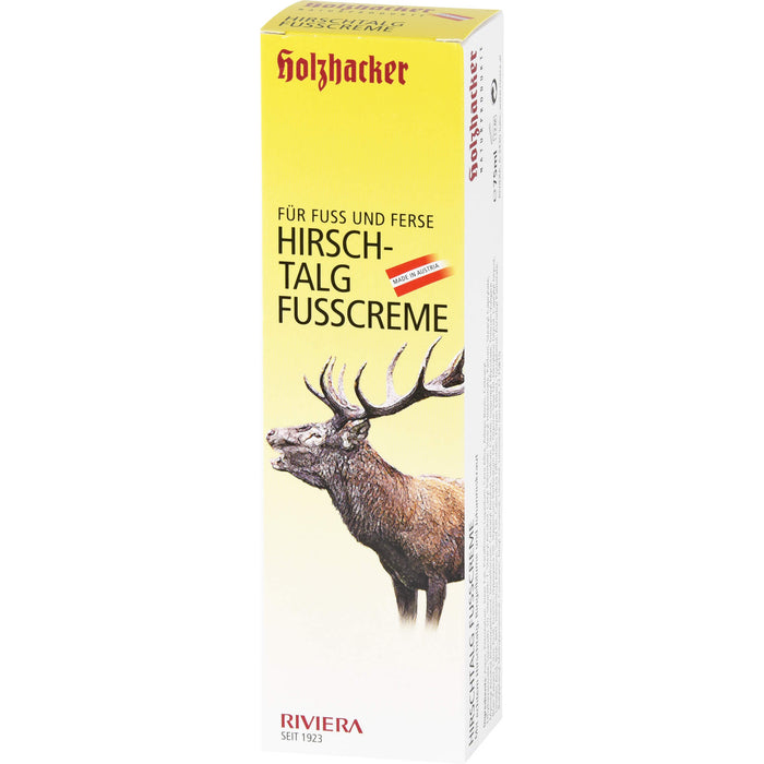 RIVIERA Hirschtalg Fusscreme Parabenfrei, 75 ml CRE