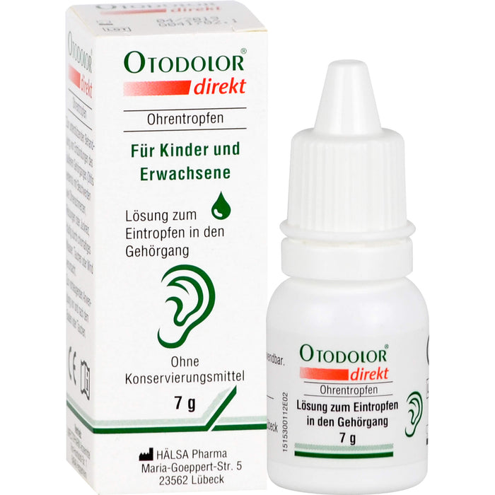 OTODOLOR direkt Ohrentropfen, 7 g Lösung