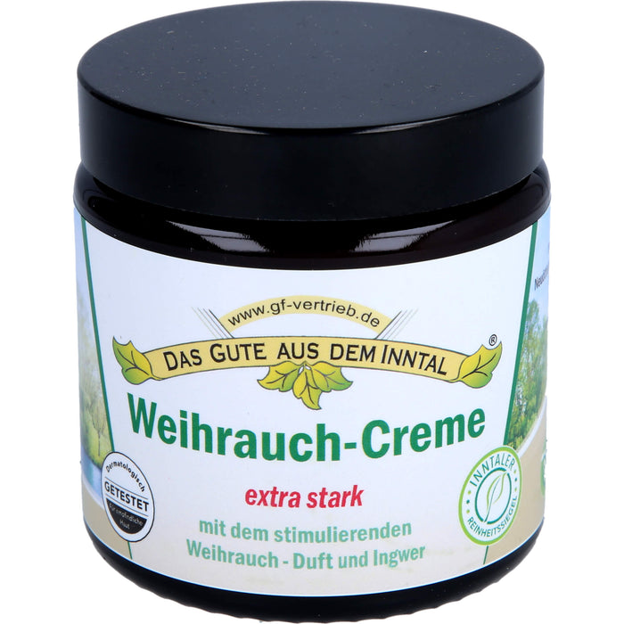 Weihrauch Creme extra stark zur Unterstützung des Wohlbefindens bei rheumatischen Beschwerden, Gelenkschmerzen und Hexenschuss, 110 ml Crème