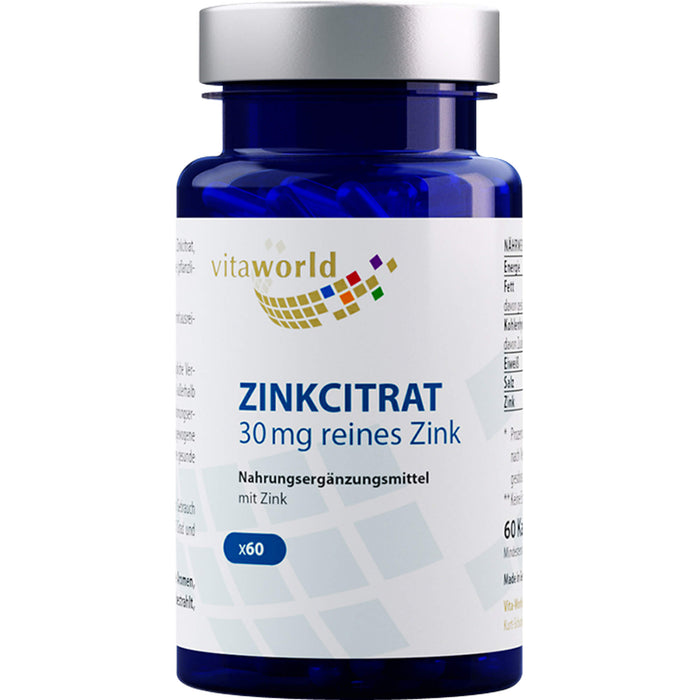 Zinkcitrat 30 mg, 60 St KAP