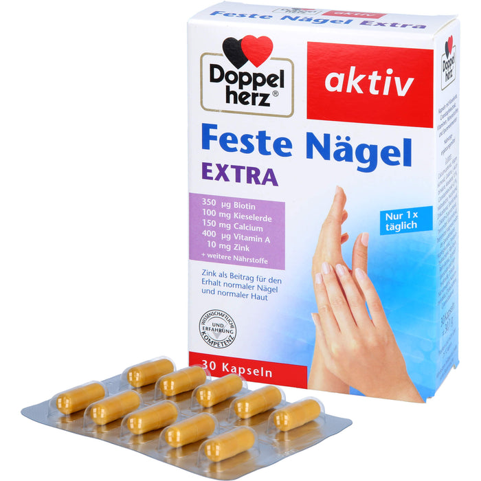 Doppelherz Feste Nägel Extra, 30 St KAP