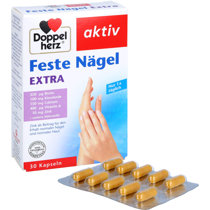 Doppelherz Feste Nägel Extra, 30 St KAP