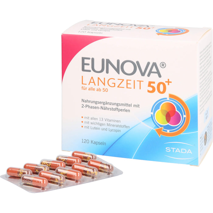 EUNOVA Langzeit 50+ Kapseln, 120 pcs. Capsules