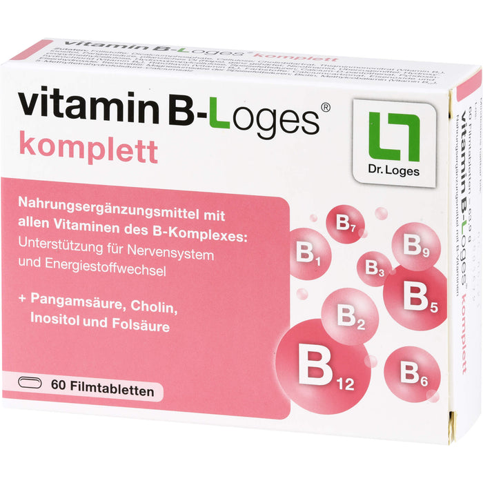 vitamin B-Loges komplett Filmtabletten, 60 pc Tablettes