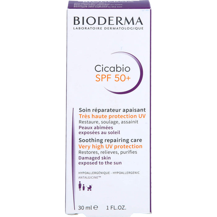 BIODERMA Cicabio SPF 50+ Creme, 30 ml Creme