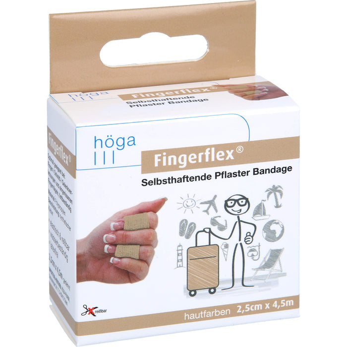 Fingerflex 2,5cmx4,5m hautfarben, 1 St PFL