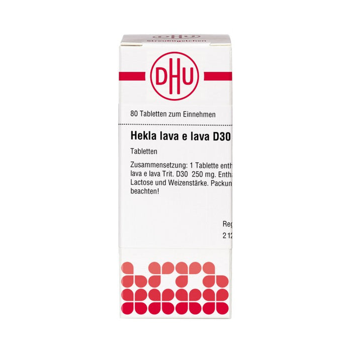 DHU Hekla lava e lava D30 Tabletten, 80 pc Tablettes