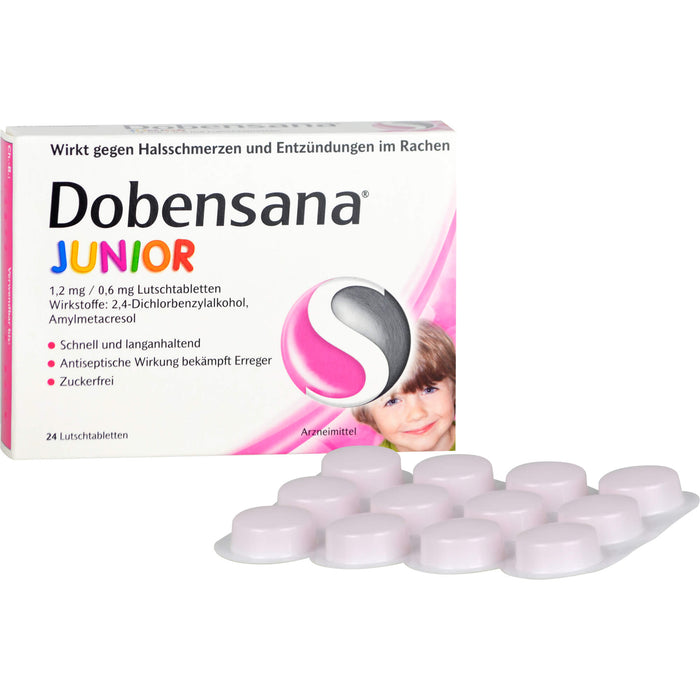 Dobensana Junior Lutschtabletten, 24 pcs. Tablets