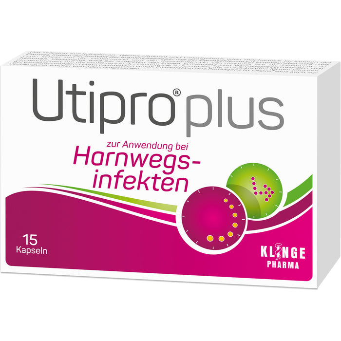 Utipro plus Kapseln bei Harnwegsinfekten, 15 pc Capsules