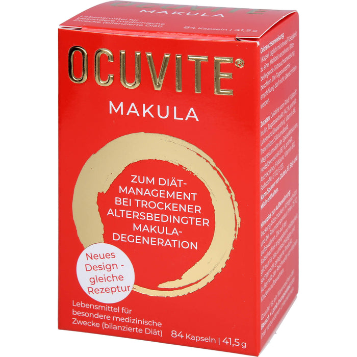 Ocuvite Makula Kapseln bei trockener AMD, 84 pcs. Capsules