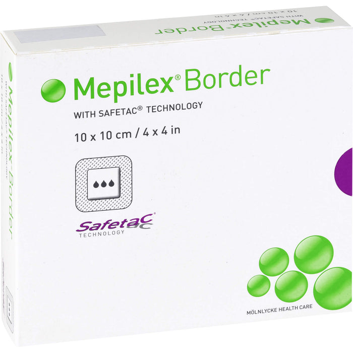 MEPILEX Border Schaumverband 10x10cm, 10 St VER